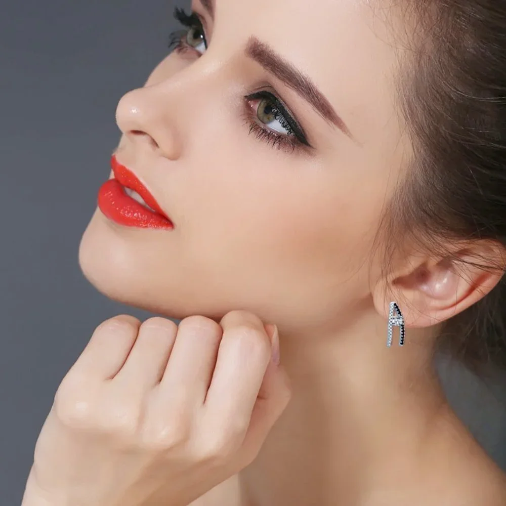 😍925 Sterling Silver Fashion Stud Small Earrings for Women, F277